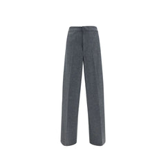 Jil Sander Gray Wool Casual Pants - IT46 | S