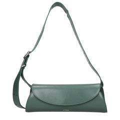 Jil Sander Green Leather Crossbody Bag