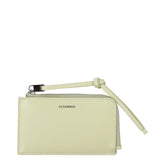 Jil Sander Green Leather Wallets