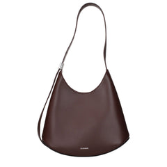 Jil Sander Red Leather Shoulder Bag