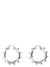 Jil Sander Silver Brass Earrings - One Size