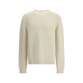Jil Sander White Alpaca Vicugna Pacos Sweatshirt - IT52 | XL