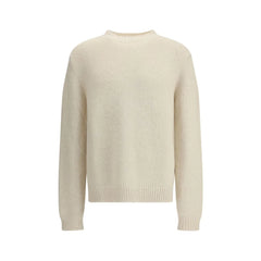 Jil Sander White Alpaca Vicugna Pacos Sweatshirt - IT52 | XL