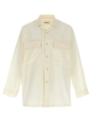 Jil Sander White Cotton Blouse