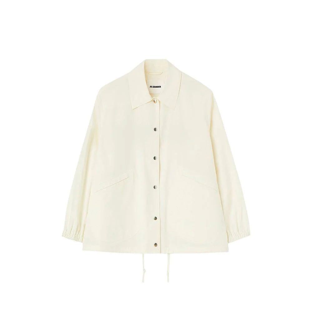 Jil Sander White Cotton Shell Jacket - 40