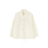Jil Sander White Cotton Shell Jacket - 40