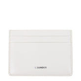 Jil Sander White Leather Cardholders