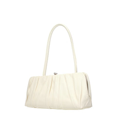 Jil Sander Wit Leer Schoudertas