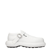 Jil Sander: Weiße Loafer aus Leder