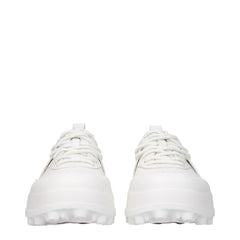 Jil Sander White Leather Sneakers
