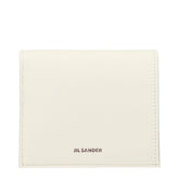 Jil Sander Valge Nahk Rahakott