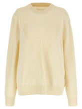 Jil Sander White Wool Cardigan