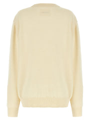 Jil Sander White Wool Cardigan