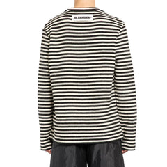 Jil Sander White Wool Long Sleeve T-Shirt - XL