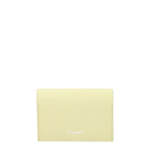 Jil Sander Yellow Leather Cardholders