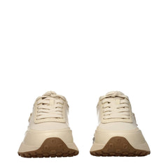 Jimmy Choo Beige Fabric Chunky Sneakers