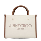 Jimmy Choo Beige Fabric Handbag