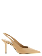 Jimmy Choo Escarpins à talons hauts en cuir beige
