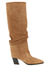 Cuissardes en cuir beige Jimmy Choo