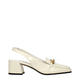 Jimmy Choo Beige Leather Slip-On Loafers