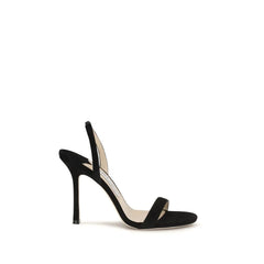 Jimmy Choo Fekete Bőviték Bos Taurus Magassarkú Szandál