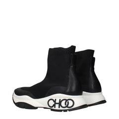 מגפי קרסול מבד שחור של Jimmy Choo
