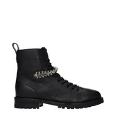 Jimmy Choo Black Leather Ankle Boots
