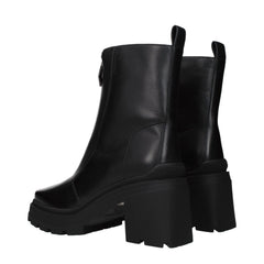 Jimmy Choo Černé kožené kotníkové boty