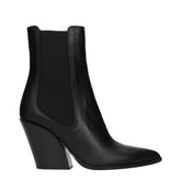 Jimmy Choo Black Leather Ankle Boots