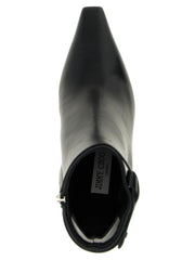 Jimmy Choo Black Leather Ankle Boots