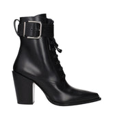 Jimmy Choo Black Leather Ankle Boots - EU36/US6