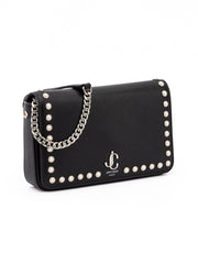 Jimmy Choo Black Leather Crossbody Bag