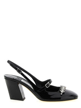 Escarpins à talons moyens en cuir noir Jimmy Choo