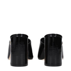 Jimmy Choo Černé kožené platformy - EU35/US5