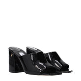 Jimmy Choo Svarta Läder Plattor - EU35/US5 - Sandaler