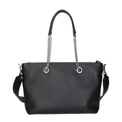 Jimmy Choo Black Leather Shoulder Bag