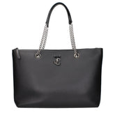 Jimmy Choo Black Leather Shoulder Bag