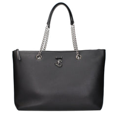 Jimmy Choo Black Leather Shoulder Bag