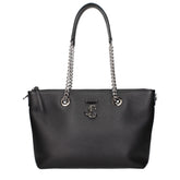 Jimmy Choo Black Leather Shoulder Bag