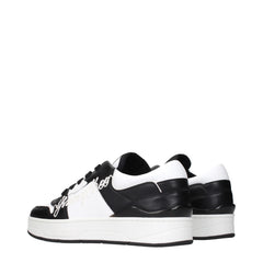 Zapatillas de cuero negro Jimmy Choo