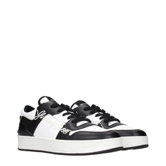 Zapatillas de cuero negro Jimmy Choo