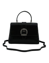 Jimmy Choo Black Leather Top Handle Shoulder Bag - Shoulder Bags