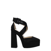 Jimmy Choo Black Satin Platforms - EU39.5/US9.5