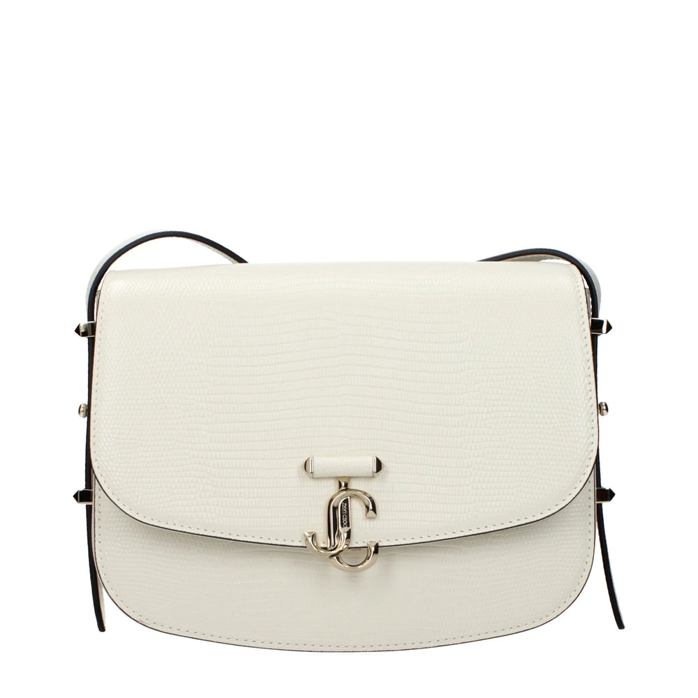 Jimmy Choo Blaue Leder Umhängetasche