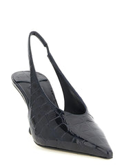 Jimmy Choo Blue Leather High Heel Pumps