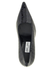 Jimmy Choo Blue Leather High Heel Pumps
