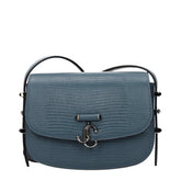 Jimmy Choo Blue Leather Shoulder Bag