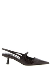 Jimmy Choo Brown Leather Mid Heel Pumps - EU38.5/US8.5