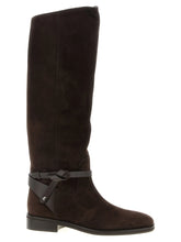 Jimmy Choo Brown Leather Over The Knee