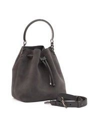 Jimmy Choo Seau Bon Bon Suède Gris Foncé